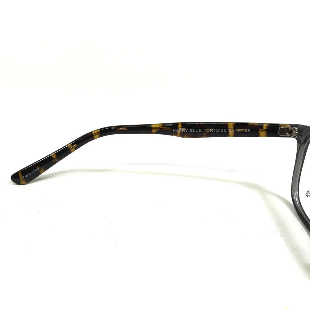Affordable Designs Eyeglasses Frames HARRY BLUE TORTOISE Square 52-19-145